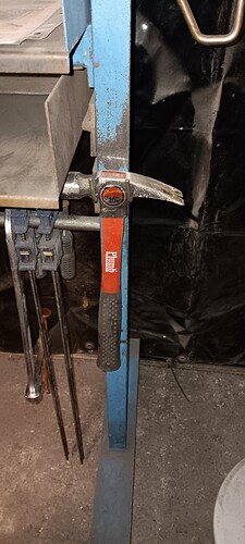 Weld Hammer Storage Option