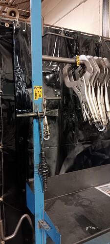 Weld Chipping Hammer Storage Option